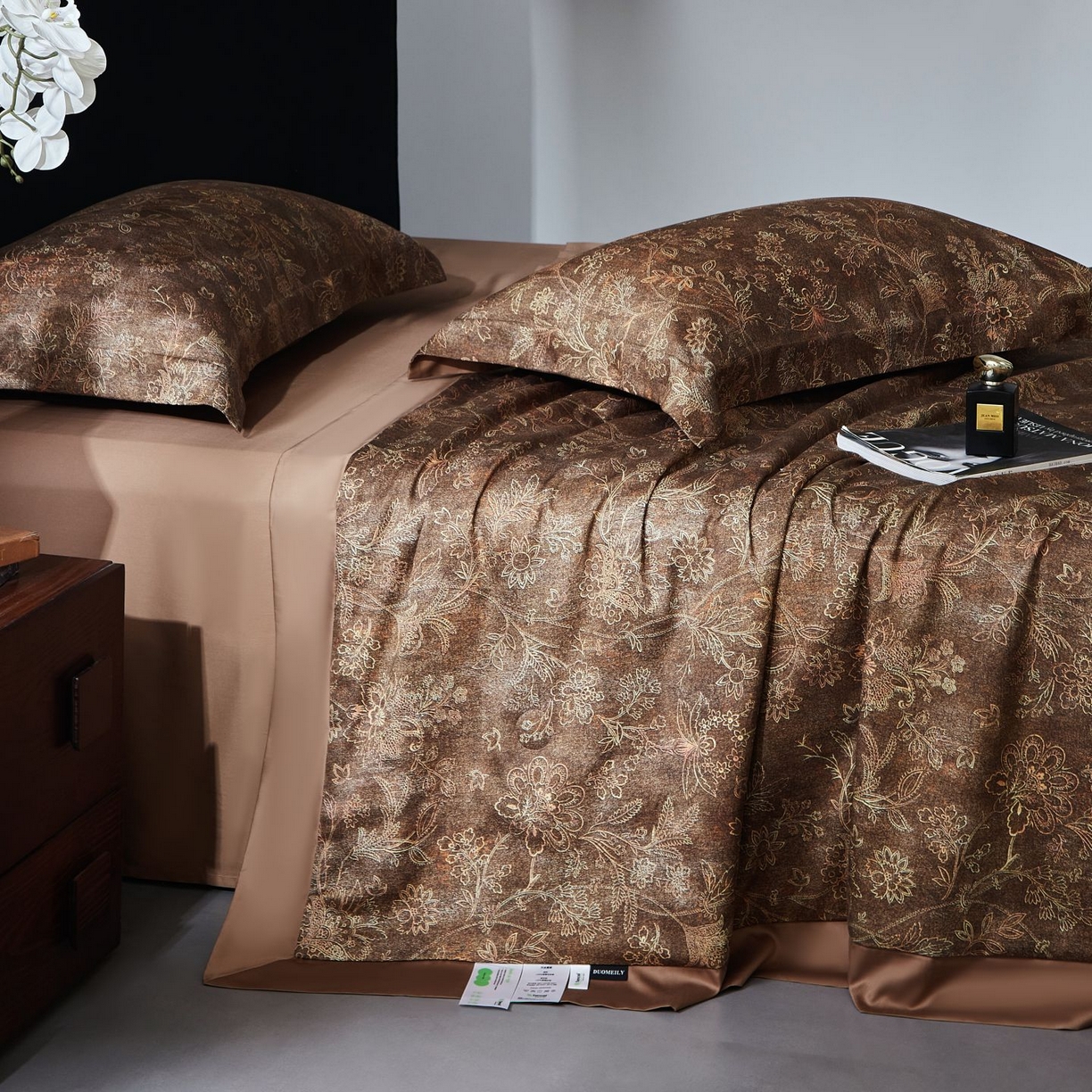 91家纺网 家纺一手货源 找家纺 南通朵美纺织品有限公司 2026新款100支天丝棉夏被四件套系列 芝蘭