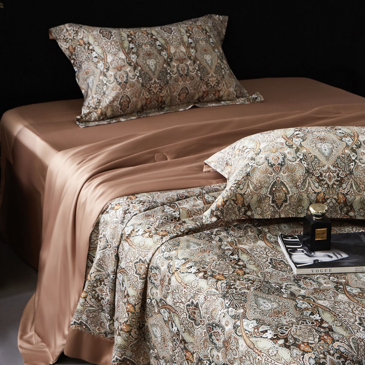 91家纺网 家纺一手货源 找家纺 南通朵美纺织品有限公司 2026新款100支天丝棉夏被四件套系列 卡顿