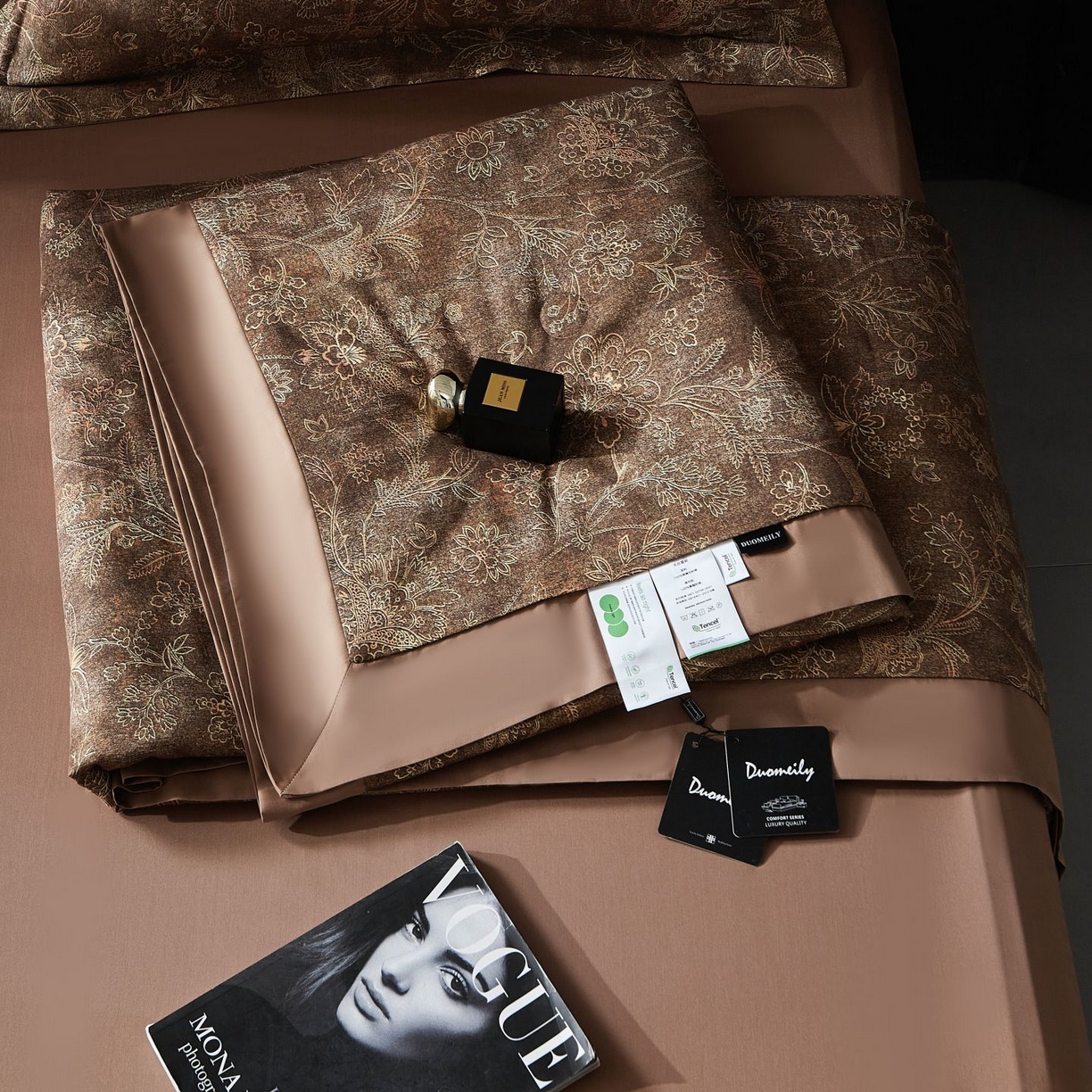 南通朵美纺织品有限公司 2026新款100支天丝棉夏被四件套系列 芝蘭