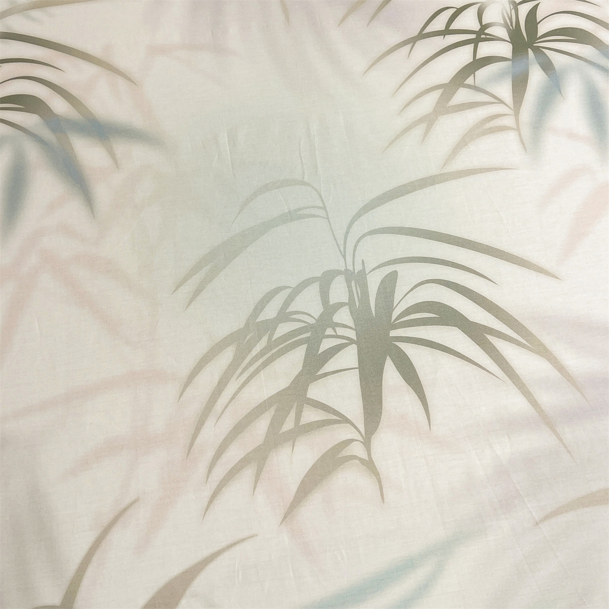 91家纺网 家纺一手货源 找家纺 宜凡家纺 2026新款全棉数码印花单床裙三件套④号系列 竹影 绿