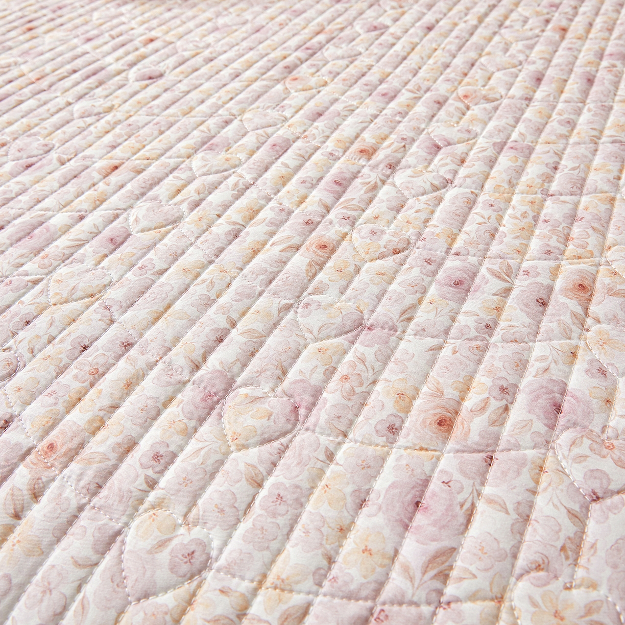 91家纺网 家纺一手货源 找家纺 宜凡家纺 2026新款全棉数码印花床盖三件套④号系列 醒春集