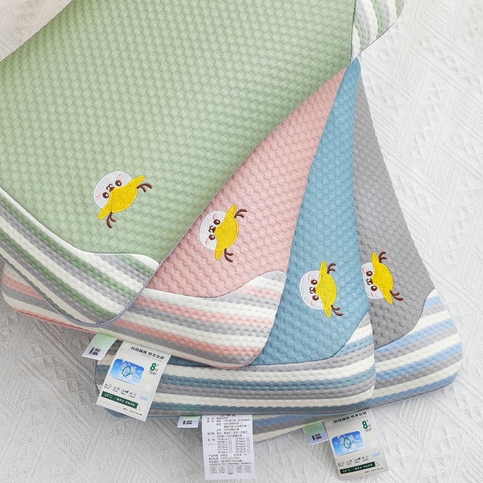 91家纺网 家纺一手货源 找家纺 （总）仁宇枕业2025新款新品 全棉简约款砂洗面包枕头水洗棉全荞麦颈椎枕头枕芯