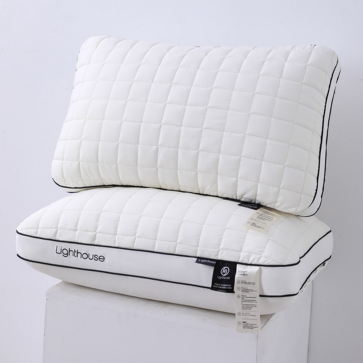 91家纺网 家纺一手货源 找家纺 （总）仁宇枕业 2026新款新品立体绵芙泡泡格软枕头轻奢成人家用枕头学生宿舍枕头枕芯