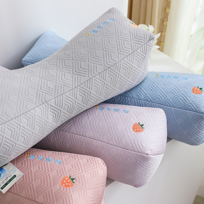 91家纺网 家纺一手货源 找家纺 （总）仁宇枕业 2026新款新品莓有烦恼夏凉宫廷老虎护颈护头护腰花草荞麦枕头枕芯