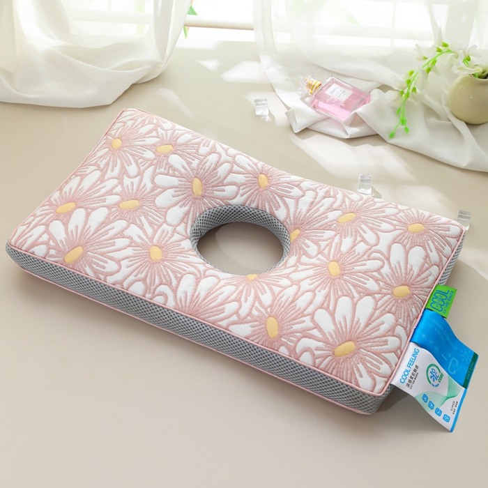 91家纺网 家纺一手货源 找家纺 （总）仁宇枕业 2026新款新品夏凉清凉冰凉菊花荞麦护耳护头枕头枕芯