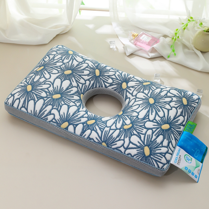 91家纺网 家纺一手货源 找家纺 （总）仁宇枕业 2026新款新品夏凉清凉冰凉菊花荞麦护耳护头枕头枕芯