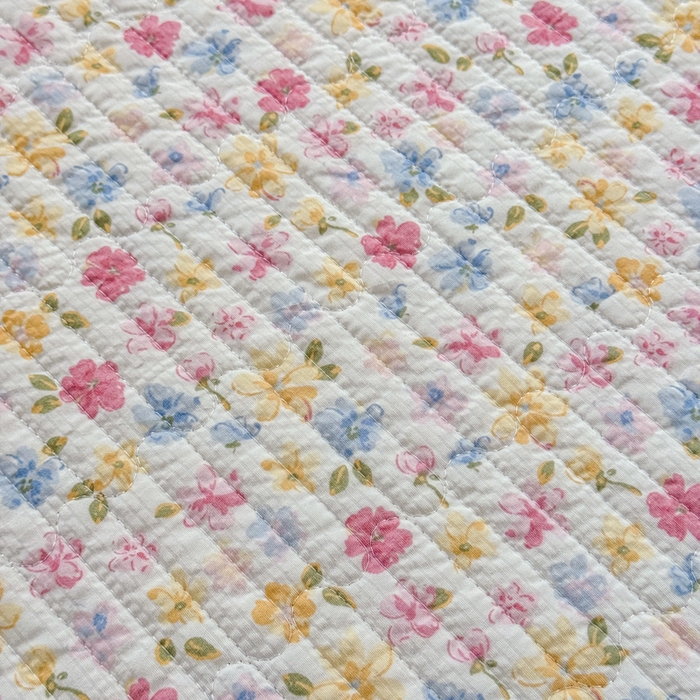 91家纺网 家纺一手货源 找家纺 （总）仟网汇 2026新款密拷花边款法式泡芙纱夏被四件套夏被床盖四件套