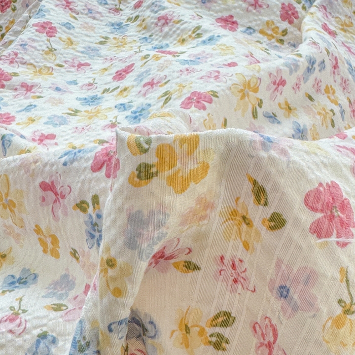 91家纺网 家纺一手货源 找家纺 （总）仟网汇 2026新款密拷花边款法式泡芙纱夏被四件套夏被床盖四件套