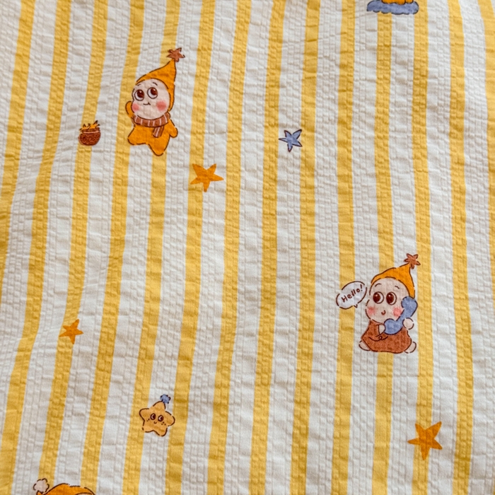 91家纺网 家纺一手货源 找家纺 仟网汇 2026新款密拷花边款法式泡芙纱夏被四件套夏被床盖四件套 梦幻星人