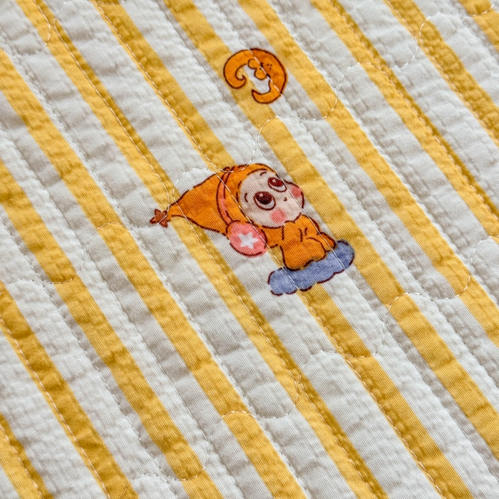 91家纺网 家纺一手货源 找家纺 仟网汇 2026新款密拷花边款法式泡芙纱夏被四件套夏被床盖四件套 梦幻星人