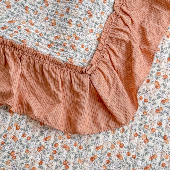 91家纺网 家纺一手货源 找家纺 仟网汇 2026新款密拷花边款法式泡芙纱夏被四件套夏被床盖四件套 好柿发生