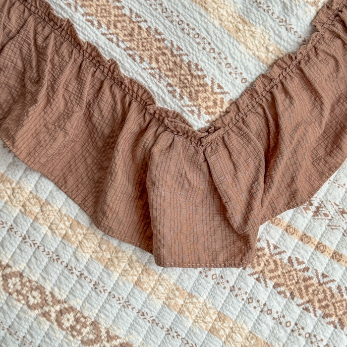 91家纺网 家纺一手货源 找家纺 仟网汇 2026新款密拷花边款法式泡芙纱夏被四件套夏被床盖四件套 波西米亚