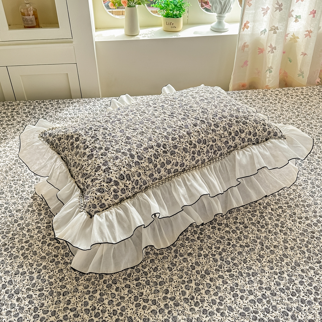 91家纺网 家纺一手货源 找家纺 手艺人家纺 2026新款四季通用榻榻米纯棉床盖专用防滑夹棉绗缝床单坑盖炕罩垫子可机洗定制 花田梦