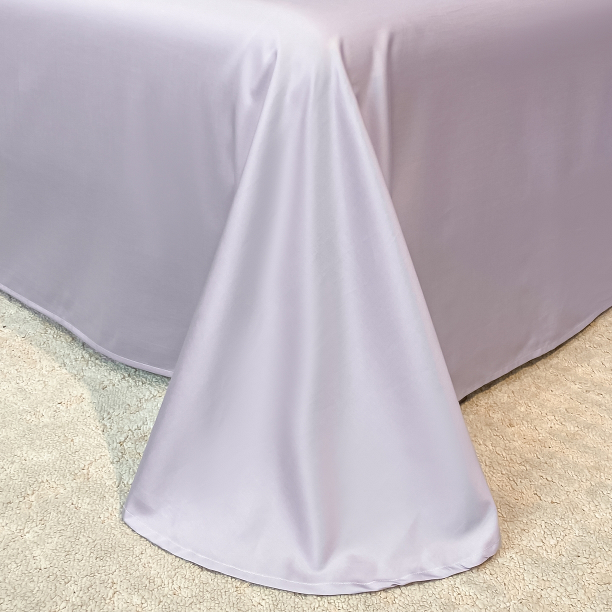 91家纺网 家纺一手货源 找家纺 新方向 2026新款数码印花A类20%蚕丝天丝棉夏被四件套-薰衣草 薰衣草-莫奈紫