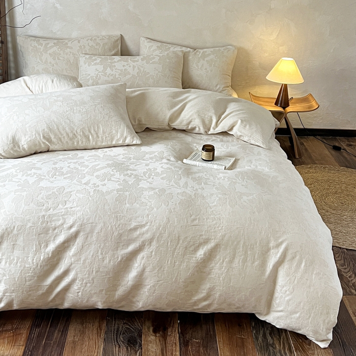 91家纺网 家纺一手货源 找家纺 （总）乐家毛巾被（工厂自产自销） 2026新款棉麻提花四件套