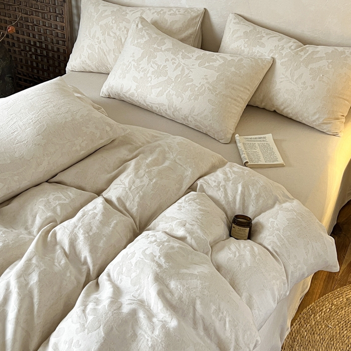 91家纺网 家纺一手货源 找家纺 （总）乐家毛巾被（工厂自产自销） 2026新款棉麻提花四件套