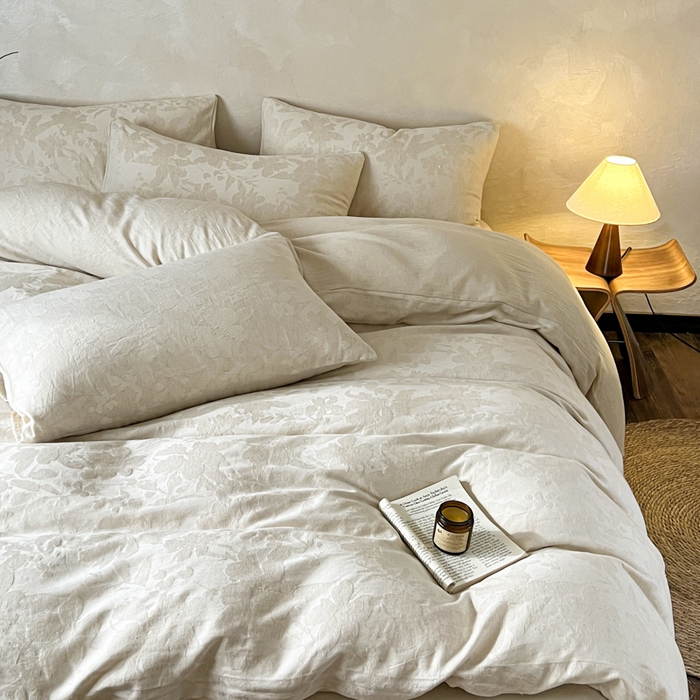 91家纺网 家纺一手货源 找家纺 （总）乐家毛巾被（工厂自产自销） 2026新款棉麻提花四件套