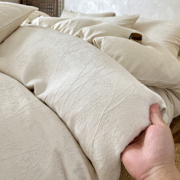 91家纺网 家纺一手货源 找家纺 （总）乐家毛巾被（工厂自产自销） 2026新款棉麻提花四件套