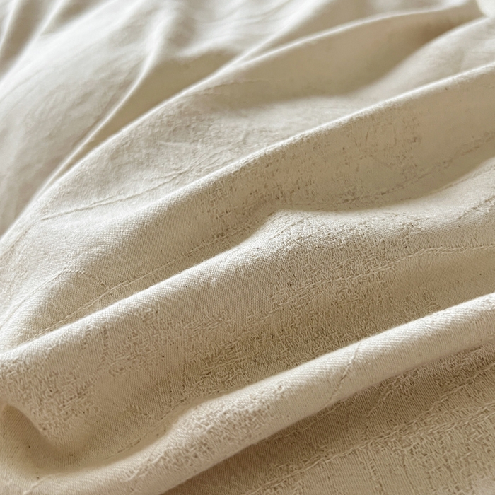 91家纺网 家纺一手货源 找家纺 乐家毛巾被（工厂自产自销） 2026新款棉麻提花四件套 棉麻-花枝