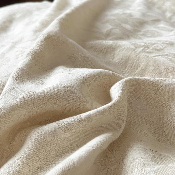 91家纺网 家纺一手货源 找家纺 乐家毛巾被（工厂自产自销） 2026新款棉麻提花四件套 棉麻-沐花