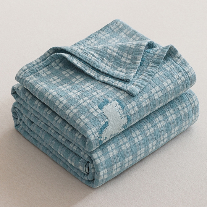 91家纺网 家纺一手货源 找家纺 （总）悦然毛巾被 2026新款色织水洗棉盖毯安心棉床盖全棉纱布毛巾被夏被夏凉被空调被