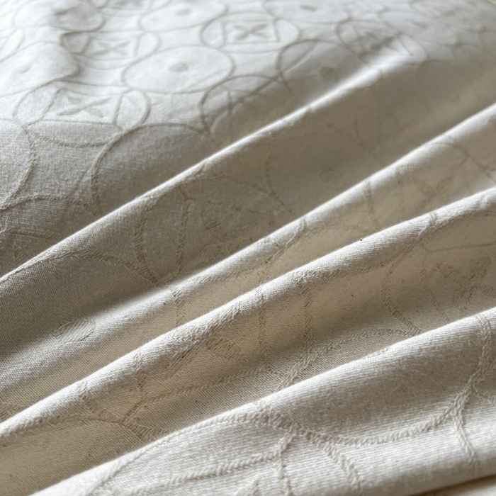 91家纺网 家纺一手货源 找家纺 乐家毛巾被（工厂自产自销） 2026新款棉麻提花四件套 棉麻-泡沫