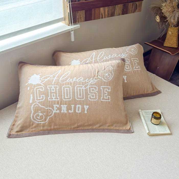 91家纺网 家纺一手货源 找家纺 （总）乐家毛巾被（工厂自产自销） 2026新款全棉纯棉四层纱布枕巾