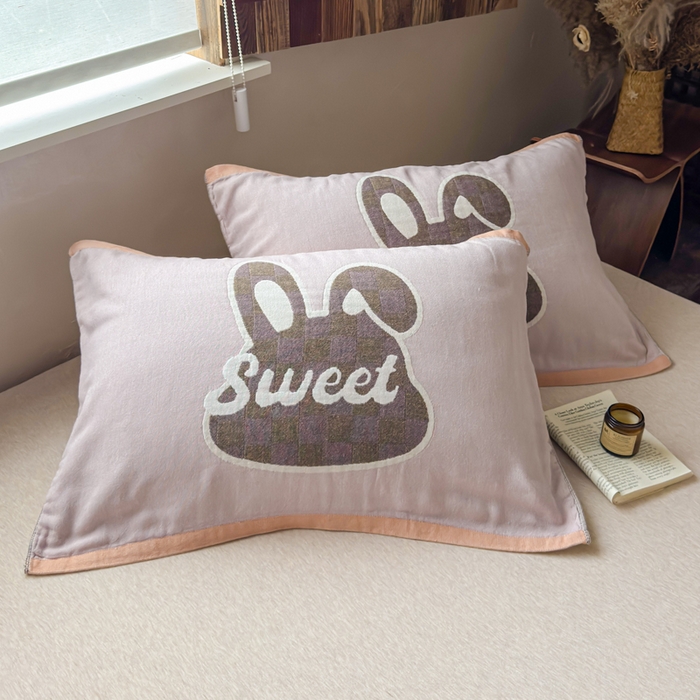 91家纺网 家纺一手货源 找家纺 （总）乐家毛巾被（工厂自产自销） 2026新款全棉纯棉四层纱布枕巾