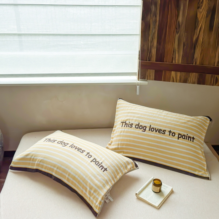 91家纺网 家纺一手货源 找家纺 乐家毛巾被（工厂自产自销） 2026新款全棉纯棉四层纱布枕巾 简约条纹