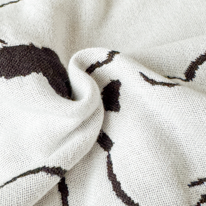 91家纺网 家纺一手货源 找家纺 乐家毛巾被（工厂自产自销） 2026新款全棉纯棉四层纱布枕巾 毛线小猫