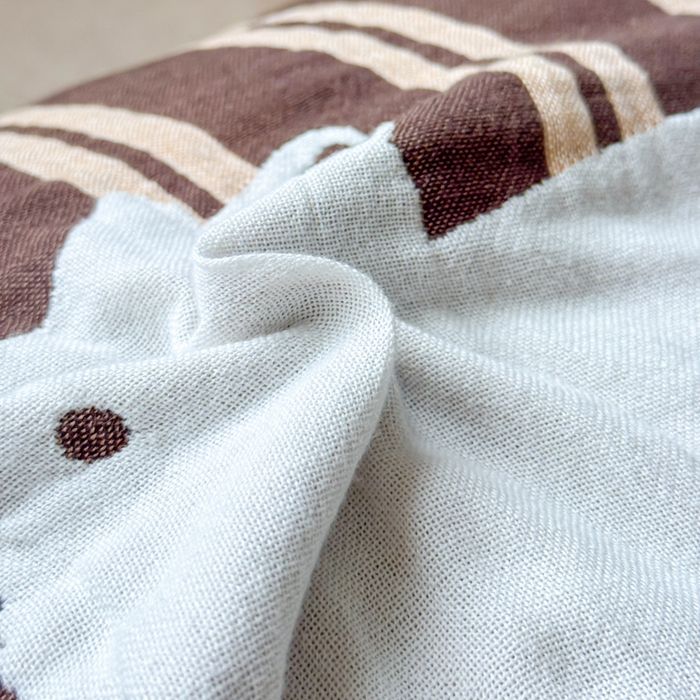 91家纺网 家纺一手货源 找家纺 乐家毛巾被（工厂自产自销） 2026新款全棉纯棉四层纱布枕巾 幸运猫