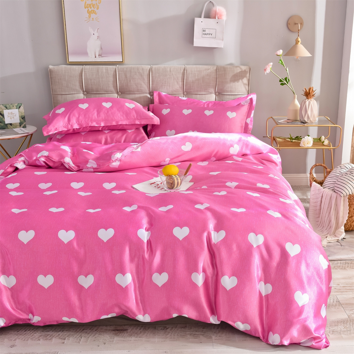 91家纺网 家纺一手货源 找家纺 （总）经年 2026新款印花丝绸冰丝四件套