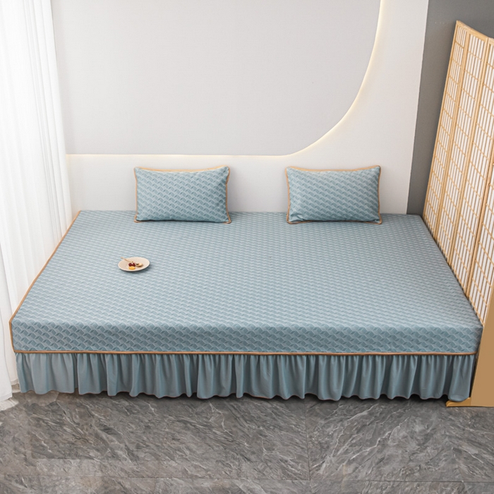 91家纺网 家纺一手货源 找家纺 手艺人家纺 2026春夏新款冰豆豆凉席TL01--TL22冰丝提花凉席席子空调软席 TL02