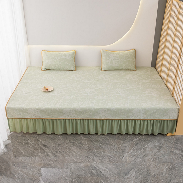 91家纺网 家纺一手货源 找家纺 手艺人家纺 2026春夏新款冰豆豆凉席TL01--TL22冰丝提花凉席席子空调软席 TL12