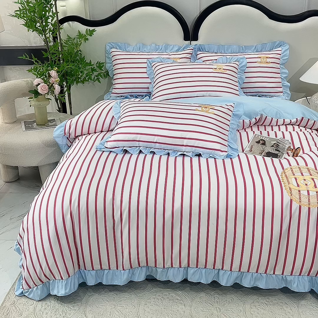 91家纺网 家纺一手货源 找家纺 （总）经年 2026新款水洗真丝韩版四件套