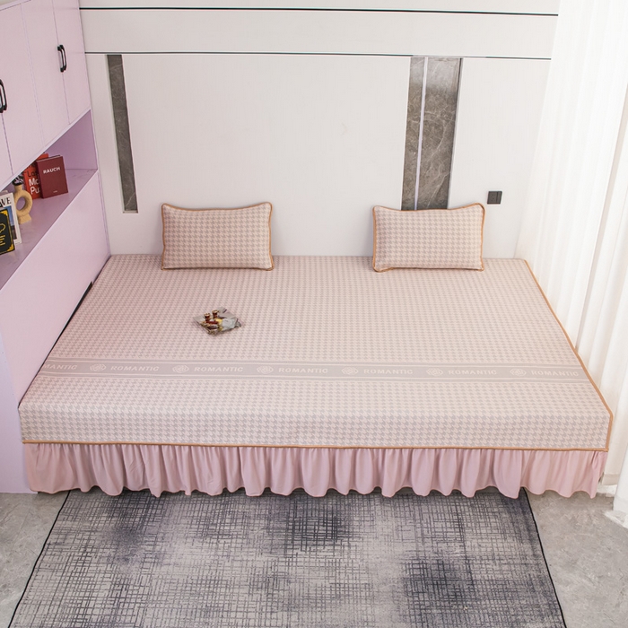 91家纺网 家纺一手货源 找家纺 手艺人家纺 2026春夏新款冰豆豆凉席TL01--TL22冰丝提花凉席席子空调软席 TL19