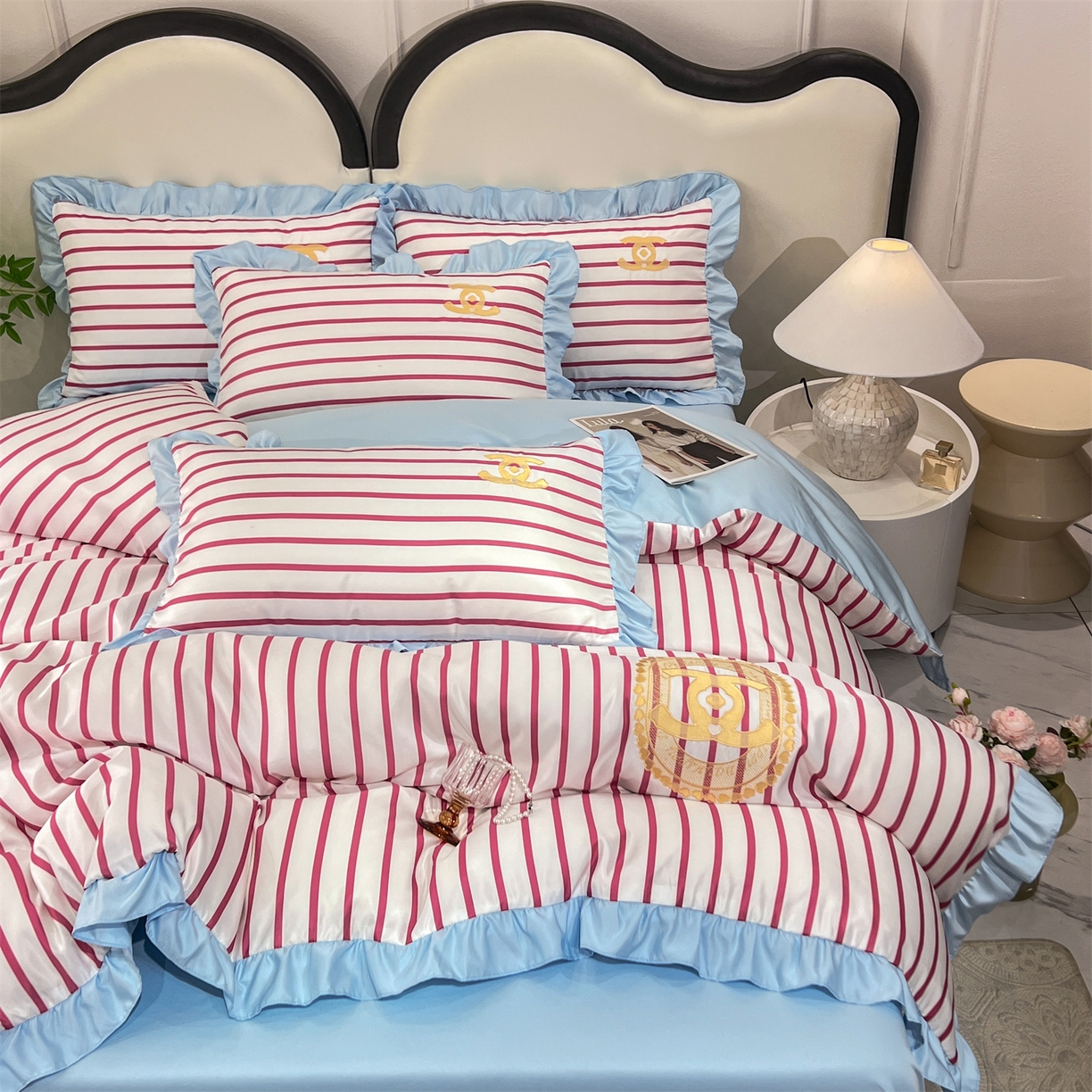 91家纺网 家纺一手货源 找家纺 （总）经年 2026新款水洗真丝韩版四件套