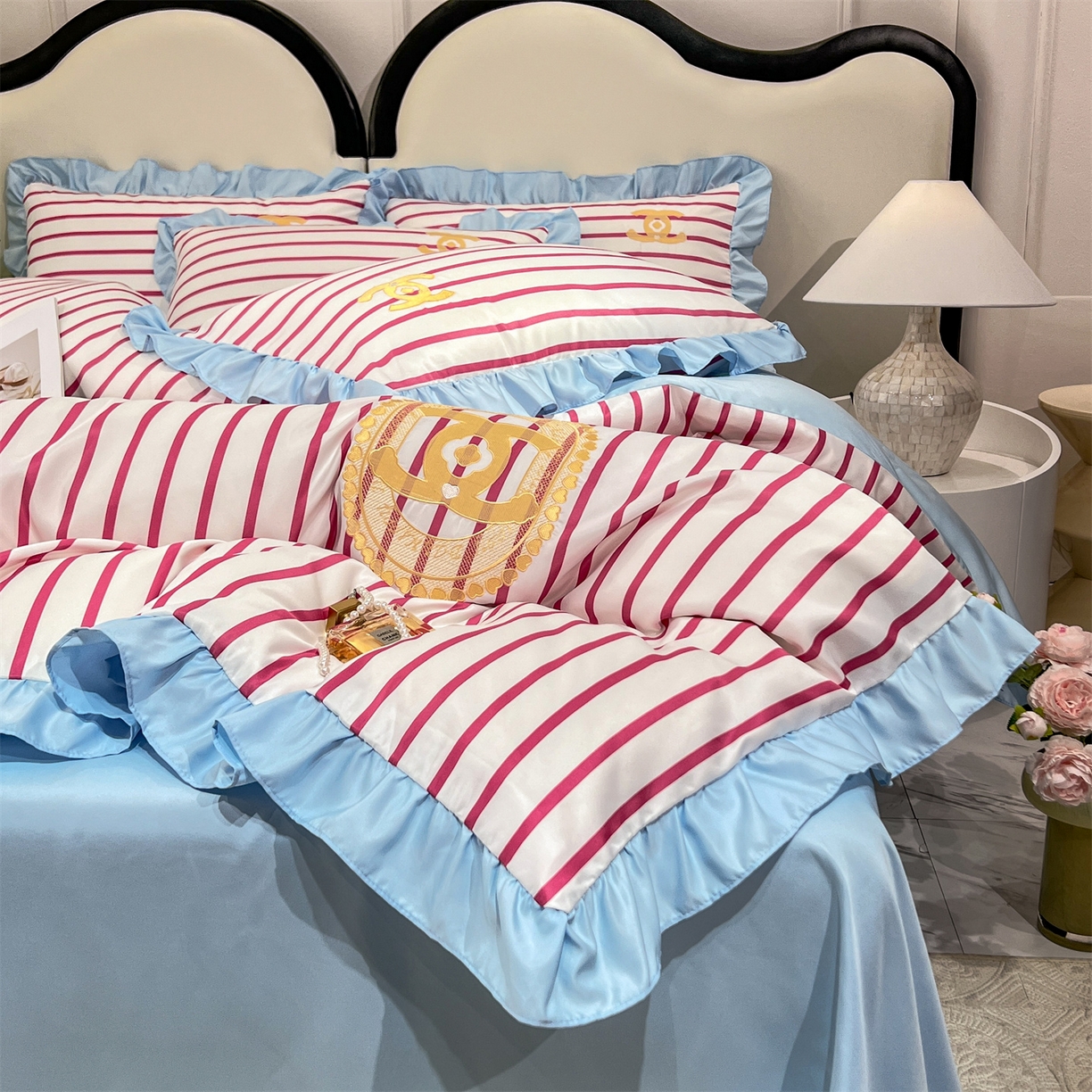 91家纺网 家纺一手货源 找家纺 （总）经年 2026新款水洗真丝韩版四件套