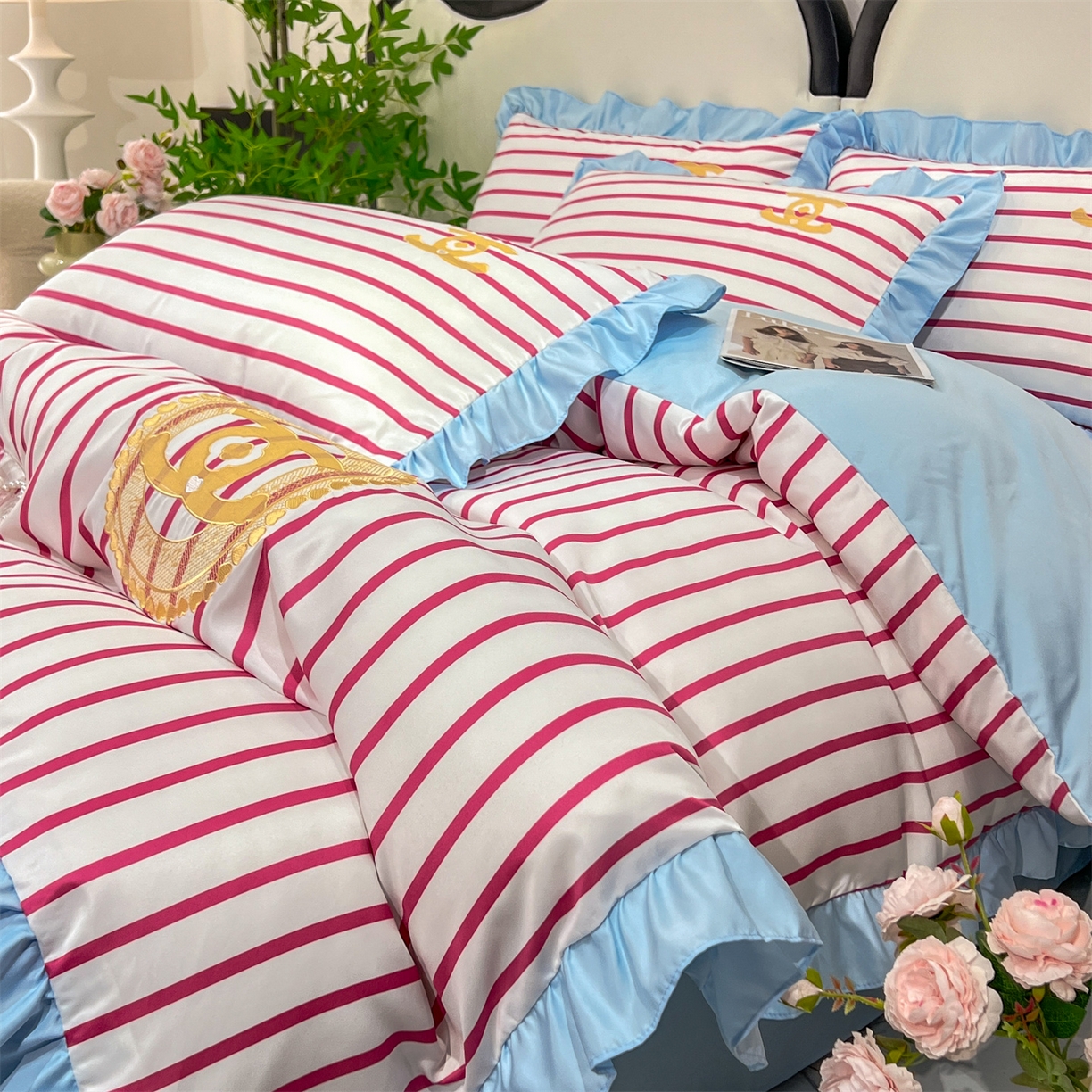 91家纺网 家纺一手货源 找家纺 （总）经年 2026新款水洗真丝韩版四件套