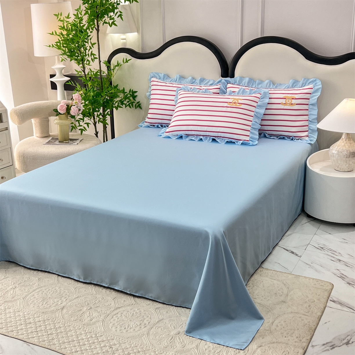 91家纺网 家纺一手货源 找家纺 （总）经年 2026新款水洗真丝韩版四件套