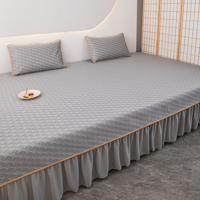 91家纺网 家纺一手货源 找家纺 手艺人家纺 2026春夏新款冰豆豆凉席TL01--TL22冰丝提花凉席席子空调软席 TL05