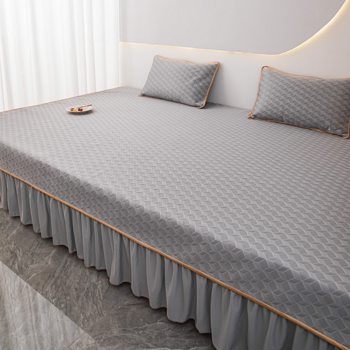 91家纺网 家纺一手货源 找家纺 手艺人家纺 2026春夏新款冰豆豆凉席TL01--TL22冰丝提花凉席席子空调软席 TL05