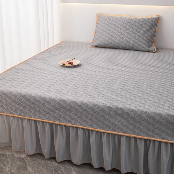 91家纺网 家纺一手货源 找家纺 手艺人家纺 2026春夏新款冰豆豆凉席TL01--TL22冰丝提花凉席席子空调软席 TL05