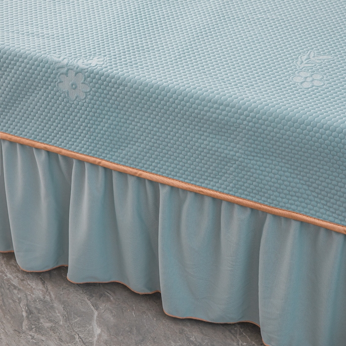 91家纺网 家纺一手货源 找家纺 手艺人家纺 2026春夏新款冰豆豆凉席TL01--TL22冰丝提花凉席席子空调软席 TL07