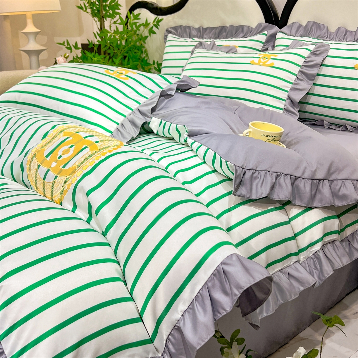 91家纺网 家纺一手货源 找家纺 （总）经年 2026新款水洗真丝韩版四件套