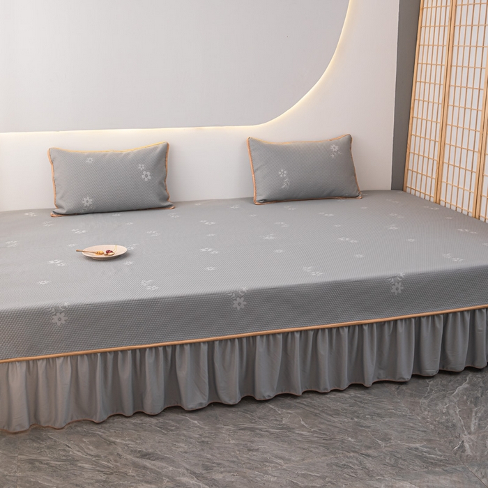 91家纺网 家纺一手货源 找家纺 手艺人家纺 2026春夏新款冰豆豆凉席TL01--TL22冰丝提花凉席席子空调软席 TL09