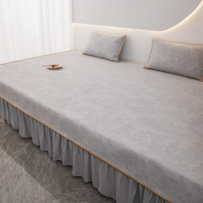 91家纺网 家纺一手货源 找家纺 手艺人家纺 2026春夏新款冰豆豆凉席TL01--TL22冰丝提花凉席席子空调软席 TL13