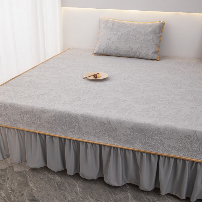 91家纺网 家纺一手货源 找家纺 手艺人家纺 2026春夏新款冰豆豆凉席TL01--TL22冰丝提花凉席席子空调软席 TL13