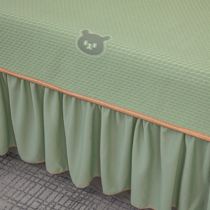 91家纺网 家纺一手货源 找家纺 手艺人家纺 2026春夏新款冰豆豆凉席TL01--TL22冰丝提花凉席席子空调软席 TL17