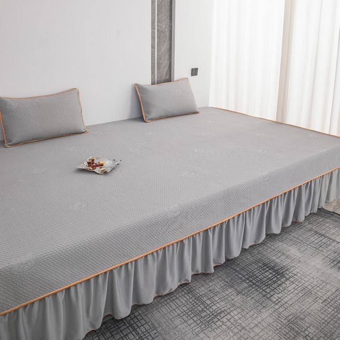 91家纺网 家纺一手货源 找家纺 手艺人家纺 2026春夏新款冰豆豆凉席TL01--TL22冰丝提花凉席席子空调软席 TL18